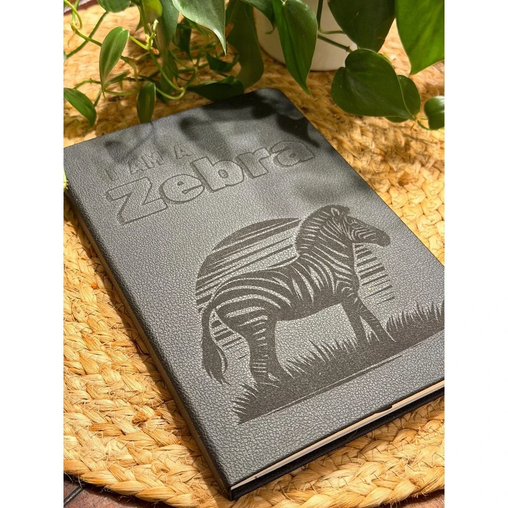 I Am A Zebra Hardcover Journal, chronic illness, rare disease